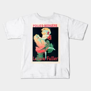 LA LOIE FULLER Folies Bergere Paris Cabaret Music Hall Advertisement Vintage French Kids T-Shirt